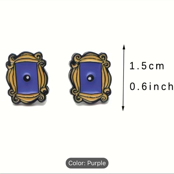 💕FRIENDS EARRINGS 💕 - Picture 4 of 6